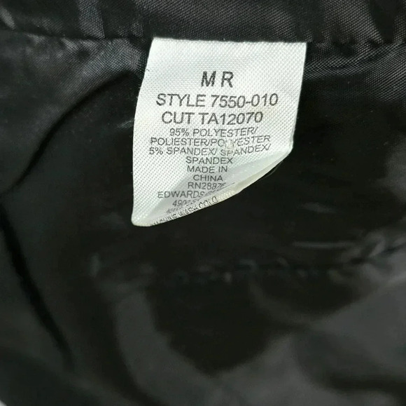 Classic Black Edward's Vest Size Medium - Picture 9 of 9